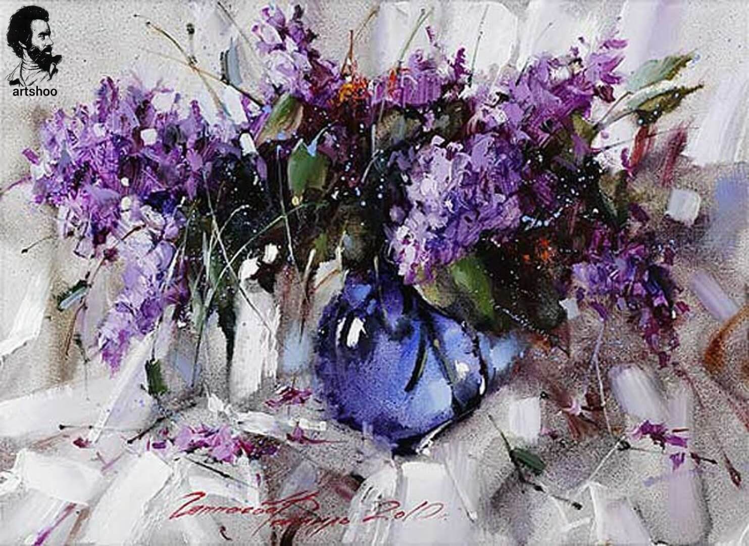 آموزش نقاشی رنگ روغن